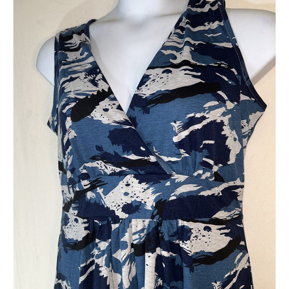 WOOSEA Women Sleeveless Deep V Neck Loose Long Maxi Dress XXL Flowers - Picture 2 of 10